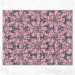 Pink flowers pattern Jigsaw Puzzle (Rectangular) Front