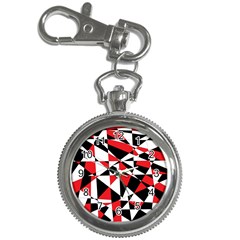 Shattered Life Tricolor Key Chain Watch by StuffOrSomething