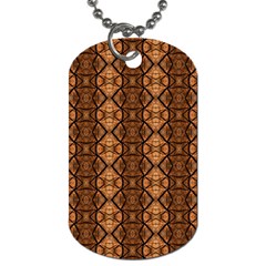 Faux Animal Print Pattern Dog Tag (two Sides) by GardenOfOphir