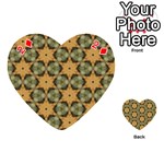 Faux Animal Print Pattern Playing Cards 54 (Heart)  Front - Diamond2