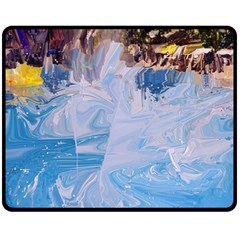 Splash 4 Fleece Blanket (medium)  by icarusismartdesigns