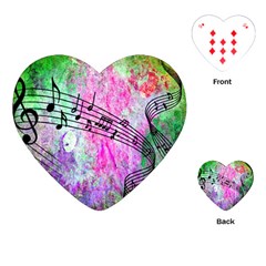 Abstract Music  Playing Cards (heart)  by ImpressiveMoments