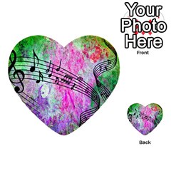 Abstract Music  Multi-purpose Cards (heart)  by ImpressiveMoments