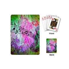 Abstract Music 2 Playing Cards (mini)  by ImpressiveMoments