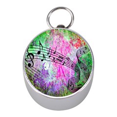 Abstract Music 2 Mini Silver Compasses by ImpressiveMoments