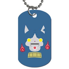 Robonyann Reverse Print Dog Tag (one Side) by JibanyannYokai