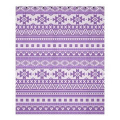 Fancy Tribal Borders Lilac Shower Curtain 60  X 72  (medium)  by ImpressiveMoments