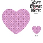 Cute Seamless Tile Pattern Gifts Multi-purpose Cards (Heart)  Front 14