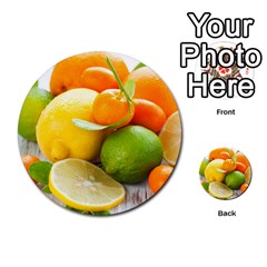 Citrus Fruits Multi-purpose Cards (round)  by emkurr