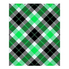 Smart Plaid Green Shower Curtain 60  X 72  (medium)  by ImpressiveMoments