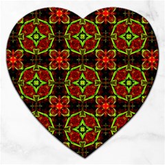 Cute Pattern Gifts Jigsaw Puzzle (heart) by GardenOfOphir