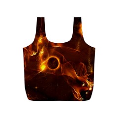 Fire And Flames In The Universe Full Print Recycle Bags (s)  by FantasyWorld7