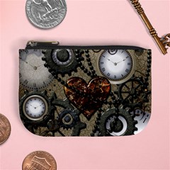 Steampunk With Heart Mini Coin Purses by FantasyWorld7