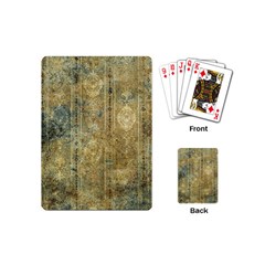 Beautiful  Decorative Vintage Design Playing Cards (mini)  by FantasyWorld7