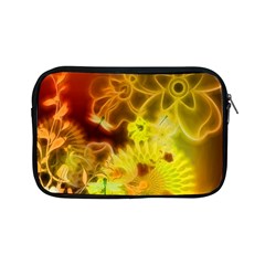 Glowing Colorful Flowers Apple Ipad Mini Zipper Cases by FantasyWorld7