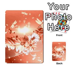 Amazing Flowers With Dragonflies Multi-purpose Cards (rectangle)  by FantasyWorld7