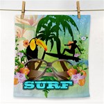 Surfing Face Towel Front