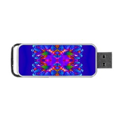 Abstract 5 Portable Usb Flash (one Side) by icarusismartdesigns