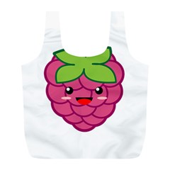 Raspberry Full Print Recycle Bags (l)  by KawaiiKawaii