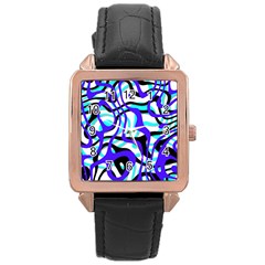 Ribbon Chaos Ocean Rose Gold Watches by ImpressiveMoments