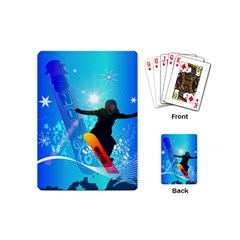 Snowboarding Playing Cards (mini)  by FantasyWorld7