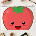 Kawaii Tomato Cosmetic Bag (XXXL)  Back