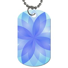 Abstract Lotus Flower 1 Dog Tag (one Side) by MedusArt