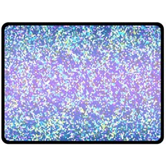 Glitter 2 Double Sided Fleece Blanket (large)  by MedusArt