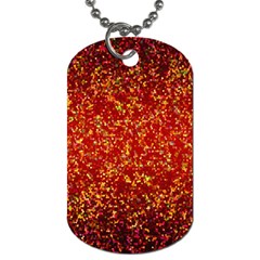 Glitter 3 Dog Tag (one Side) by MedusArt