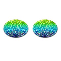 Glitter 4 Cufflinks (oval) by MedusArt