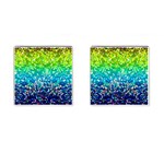 Glitter 4 Cufflinks (Square) Front(Pair)