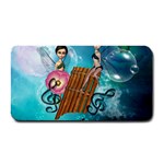 Music, Pan Flute With Fairy Medium Bar Mats 16 x8.5  Bar Mat