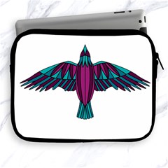 Stained Glass Bird Illustration  Apple Ipad 2/3/4 Zipper Cases