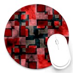 Textured shapes Round Mousepad Front