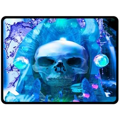 Skull Worship Double Sided Fleece Blanket (large)  by icarusismartdesigns