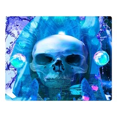 Skull Worship Double Sided Flano Blanket (large)  by icarusismartdesigns