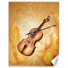 Wonderful Violin With Violin Bow On Soft Background Canvas 18  X 24   by FantasyWorld7