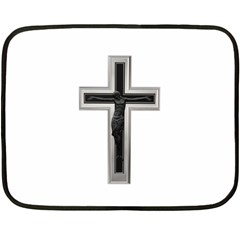 Christian Cross Fleece Blanket (mini) by igorsin