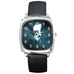 Phantom Mask Square Metal Watches Front