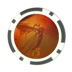 Mosquito In Amber Poker Chip Card Guards by trendistuff