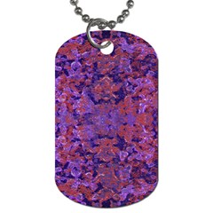 Intricate Patterned Textured  Dog Tag (one Side) by dflcprints