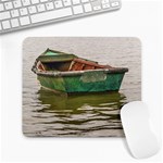 Old Fishing Boat At Santa Lucia River In Montevideo Large Mousepads Front