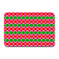 Red Pink Green Rhombus Pattern			canvas 20  X 30  by LalyLauraFLM