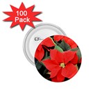 POINSETTIA 1.75  Buttons (100 pack)  Front