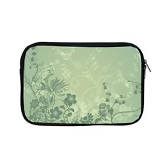 Wonderful Flowers In Soft Green Colors Apple Ipad Mini Zipper Cases by FantasyWorld7