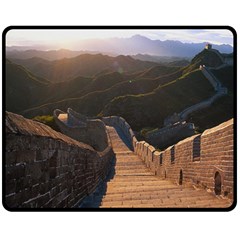 Great Wall Of China 2 Fleece Blanket (medium)  by trendistuff