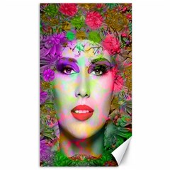 Flowers In Your Hair Canvas 40  X 72   by icarusismartdesigns