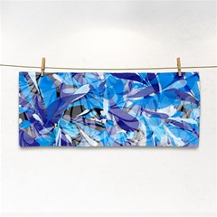 Abstract Floral Hand Towel by Uniqued