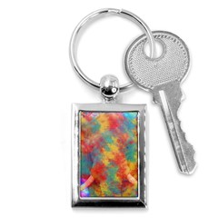 Abstract Elephant Key Chains (rectangle)  by Uniqued