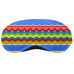 Colorful Chevrons And Waves                 			sleeping Mask by LalyLauraFLM